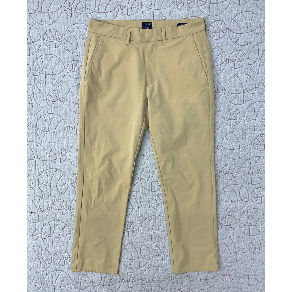 J.Crew Thompson Flex Tech Pant Khaki‎ Tapered / Mens 29x30